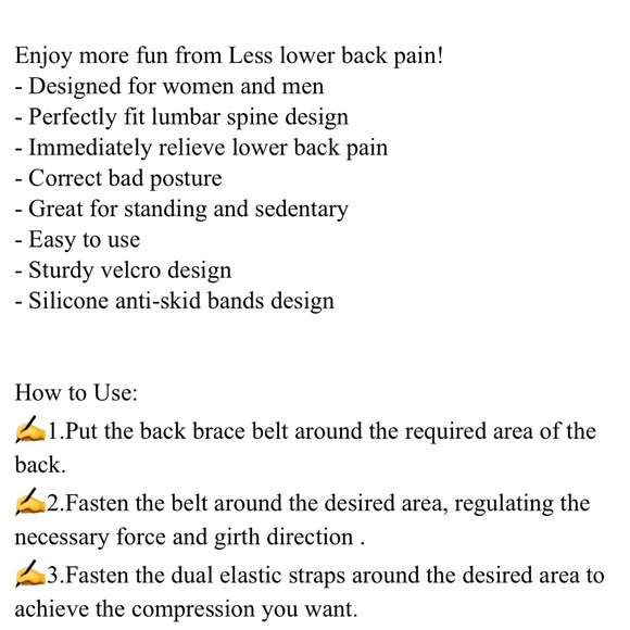 Darlis Back Brace Support - Picture 9 of 9